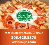 Beau Jo's Tall Sponsorship Banner